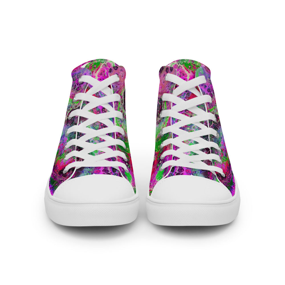 Women’s High Tops - Fluid Art Design - FA-003D