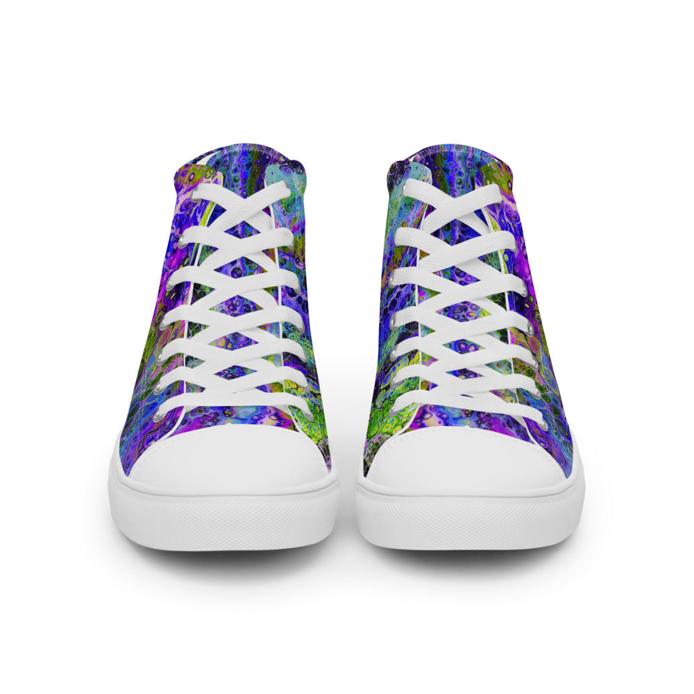 Women’s High Tops - Fluid Art Design - FA-003B