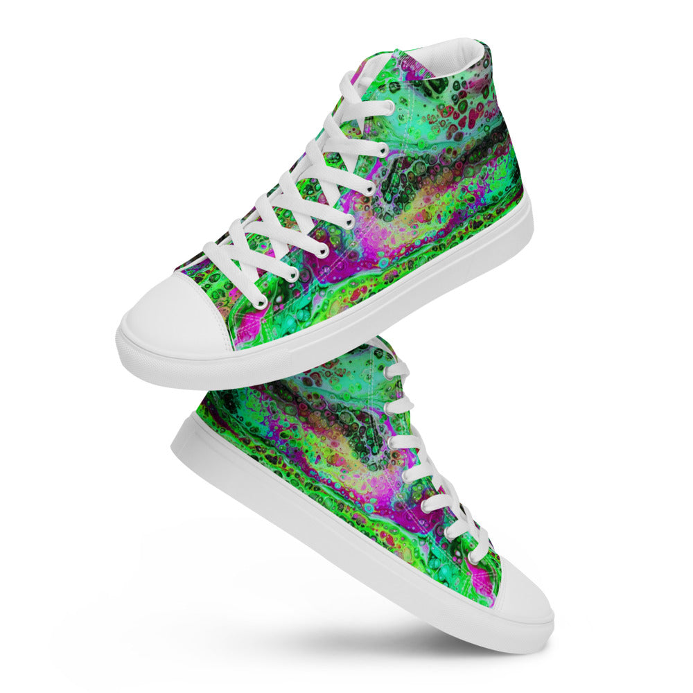 Women’s High Tops - Fluid Art Design - FA-003A