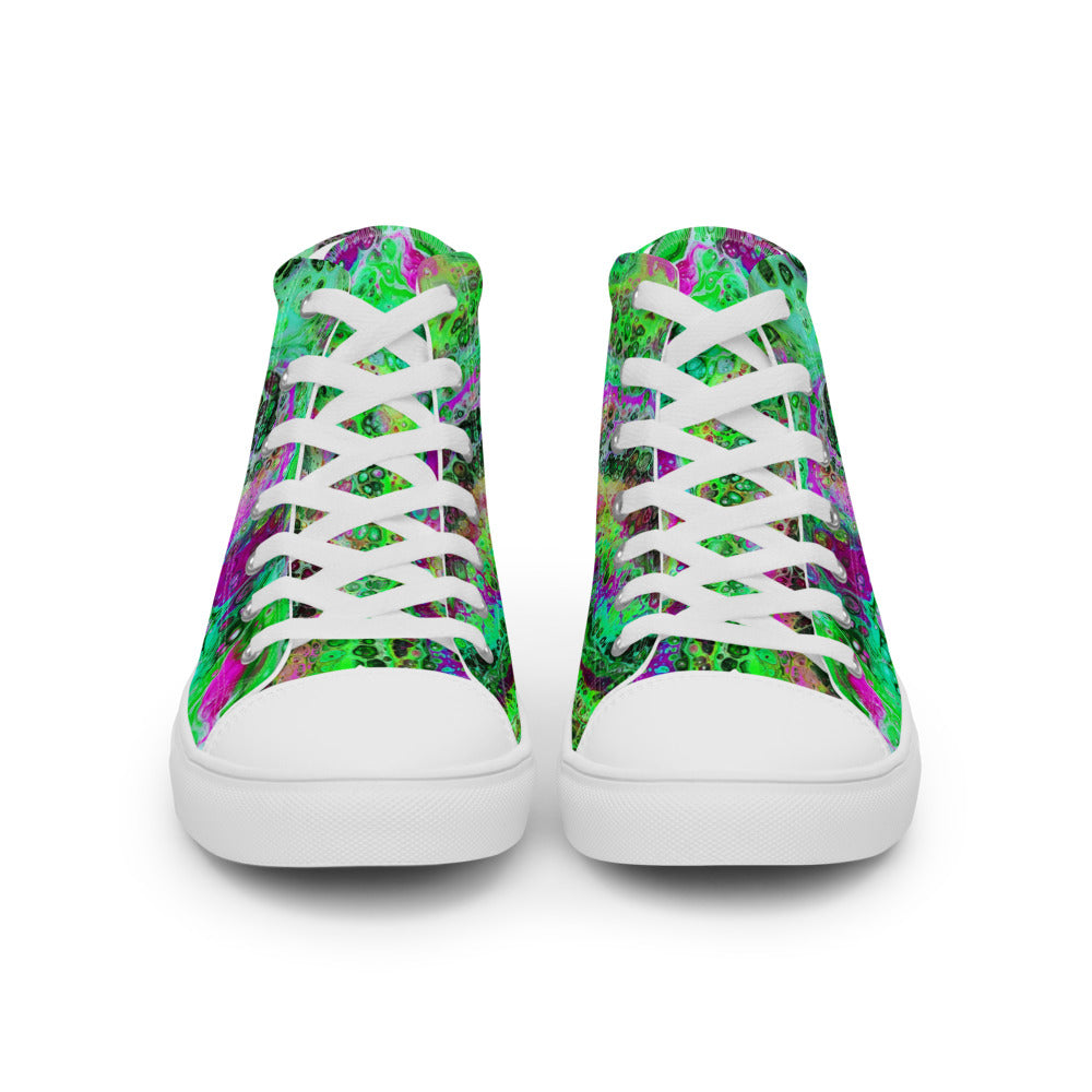 Women’s High Tops - Fluid Art Design - FA-003A