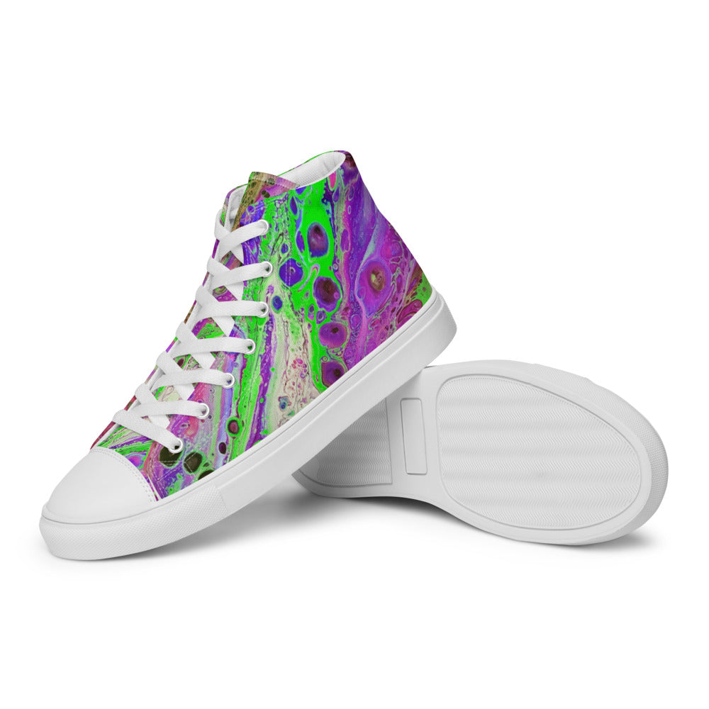 Women’s High Tops - Fluid Art Design - FA-018D