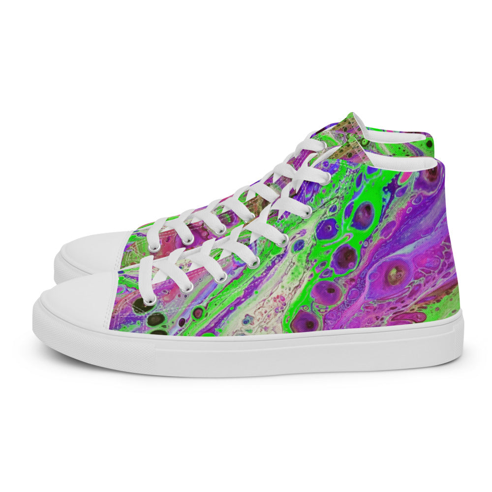 Women’s High Tops - Fluid Art Design - FA-018D