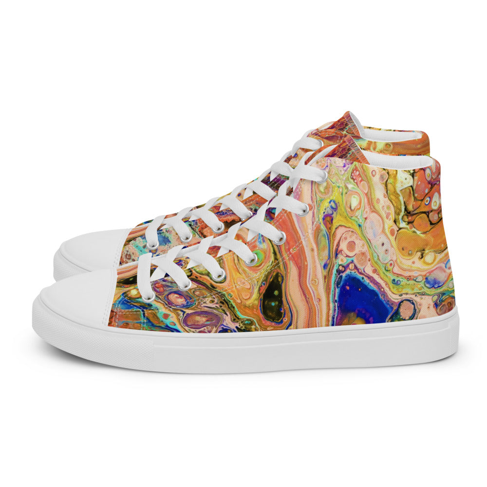 Women’s High Tops - Fluid Art Design - FA-011E