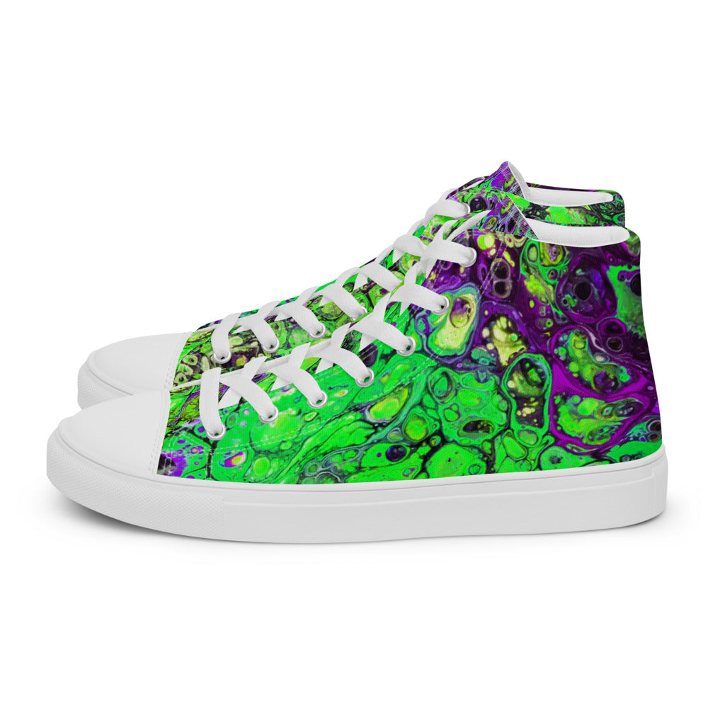 Women’s High Tops - Fluid Art Design - FA-007B