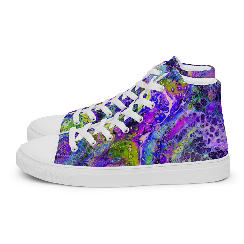 Women’s High Tops - Fluid Art Design - FA-003B