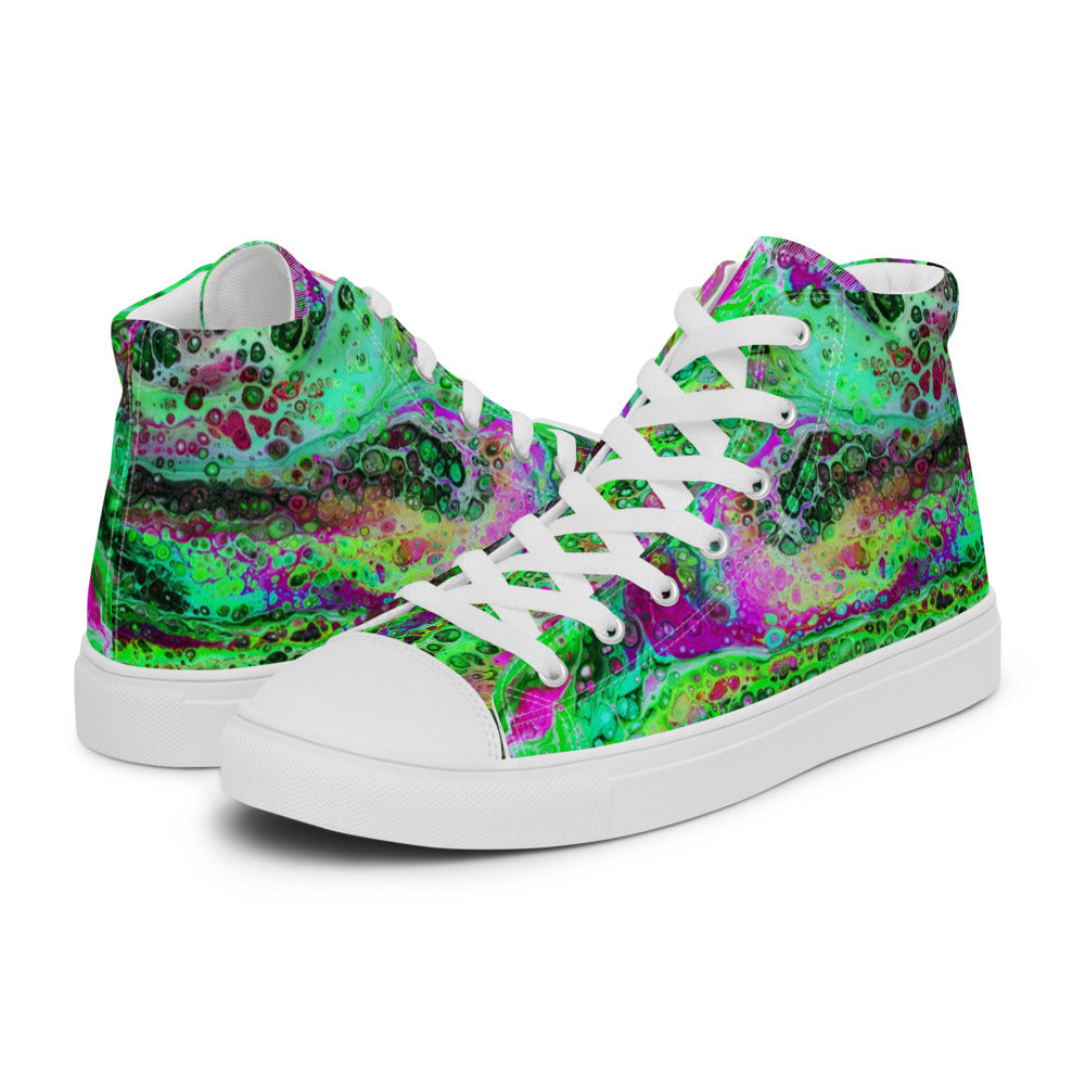 Women’s High Tops - Fluid Art Design - FA-003A