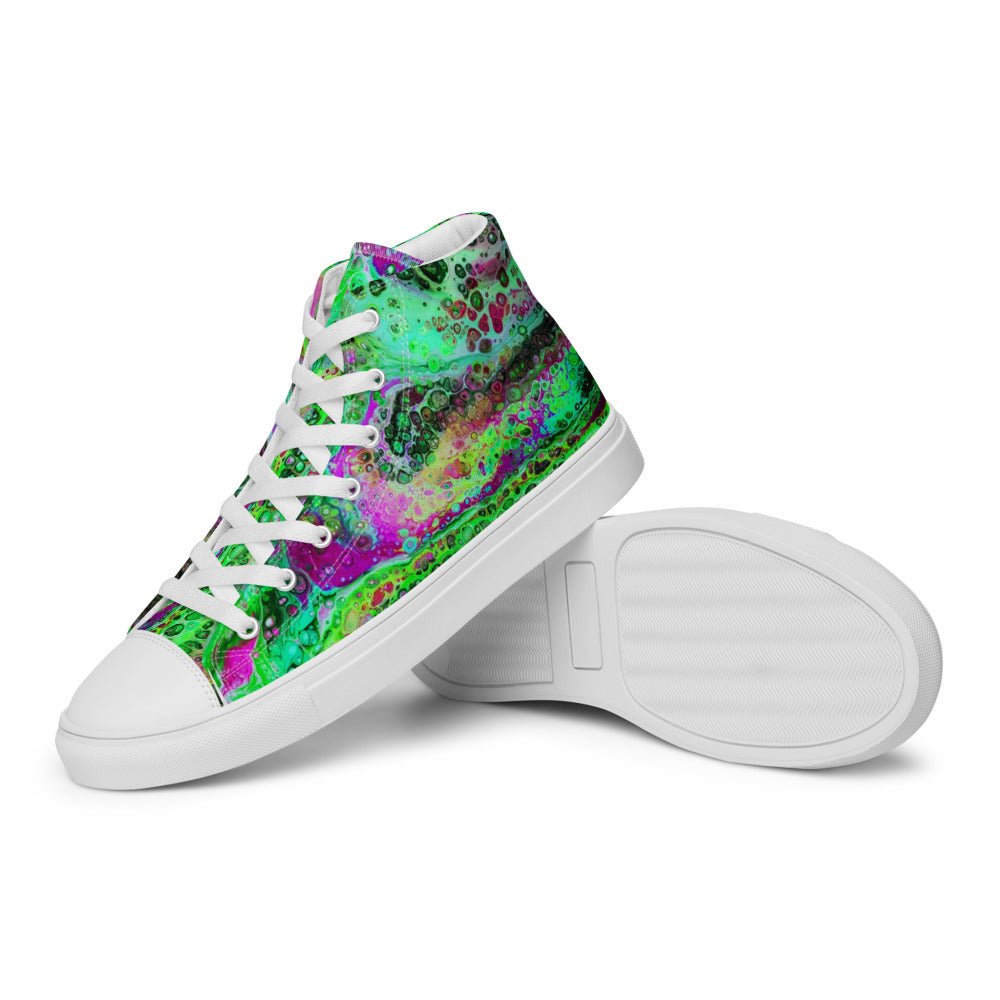 Women’s High Tops - Fluid Art Design - FA-003A