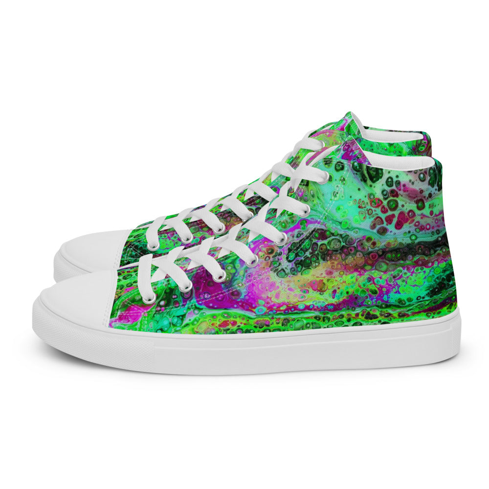 Women’s High Tops - Fluid Art Design - FA-003A