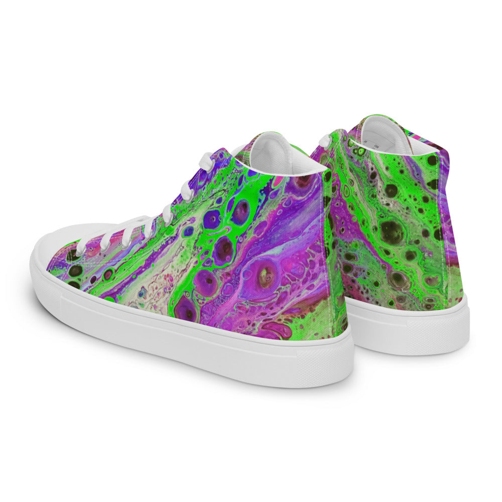 Women’s High Tops - Fluid Art Design - FA-018D