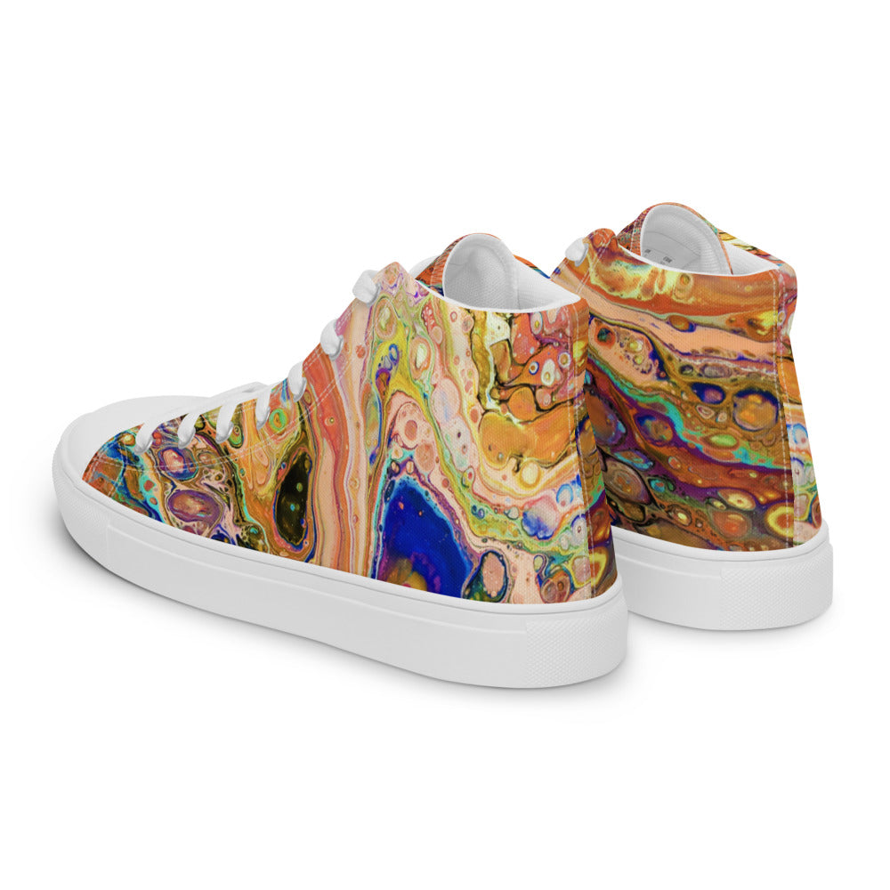 Women’s High Tops - Fluid Art Design - FA-011E