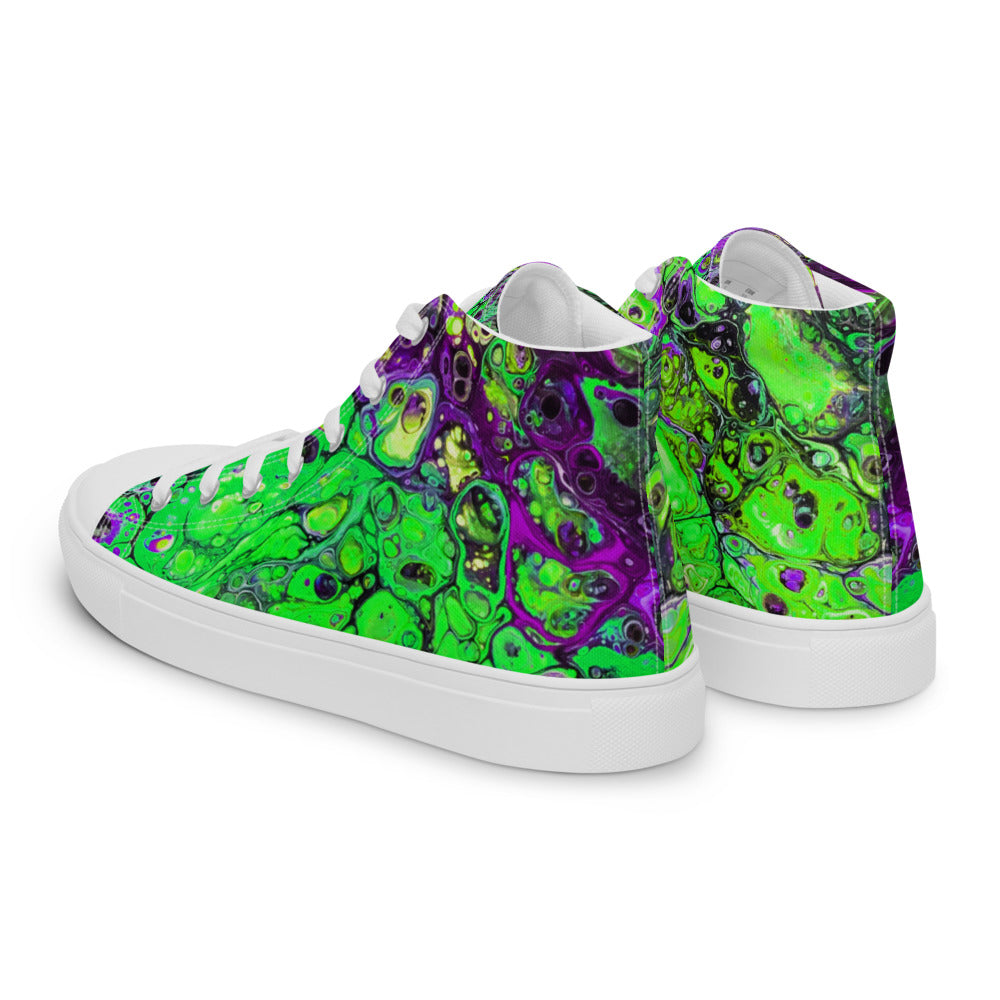 Women’s High Tops - Fluid Art Design - FA-007B