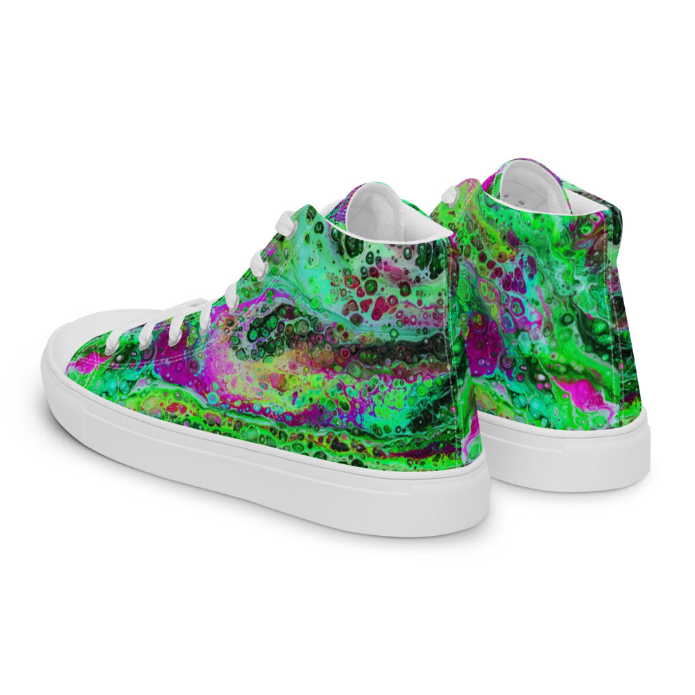 Women’s High Tops - Fluid Art Design - FA-003A