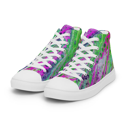 Women’s High Tops - Fluid Art Design - FA-018A