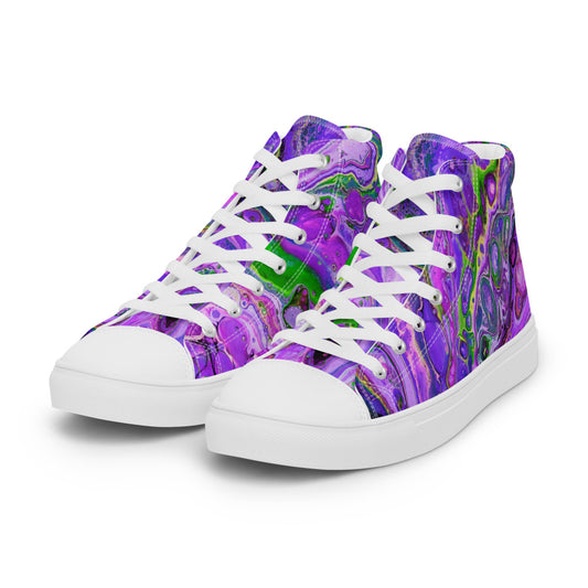 Women’s High Tops - Fluid Art Design - FA-011C