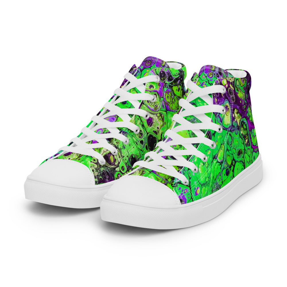 Women’s High Tops - Fluid Art Design - FA-007B