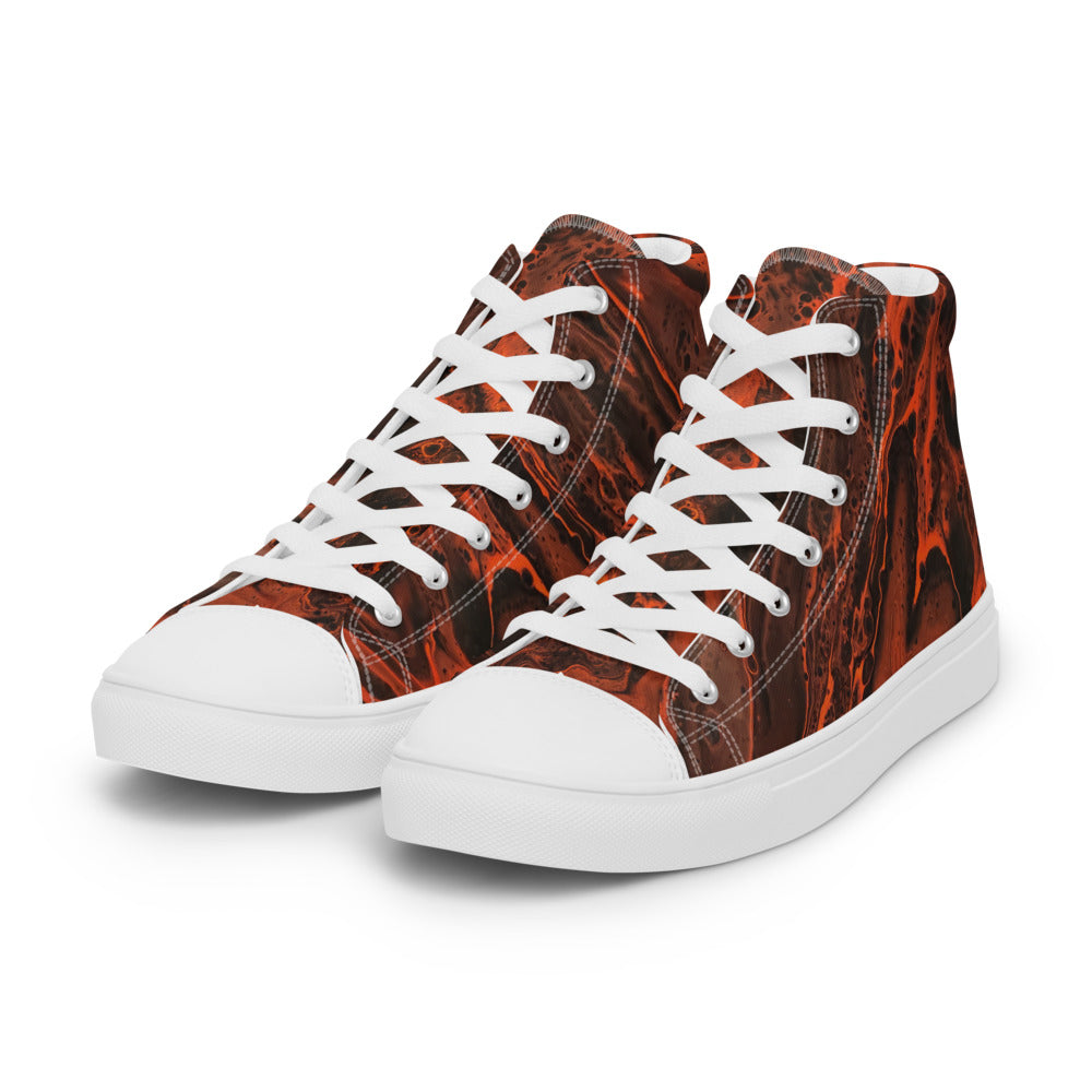 Women’s High Tops - Fluid Art Design - FA-006