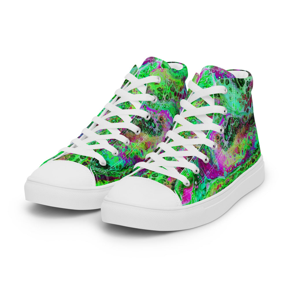 Women’s High Tops - Fluid Art Design - FA-003A