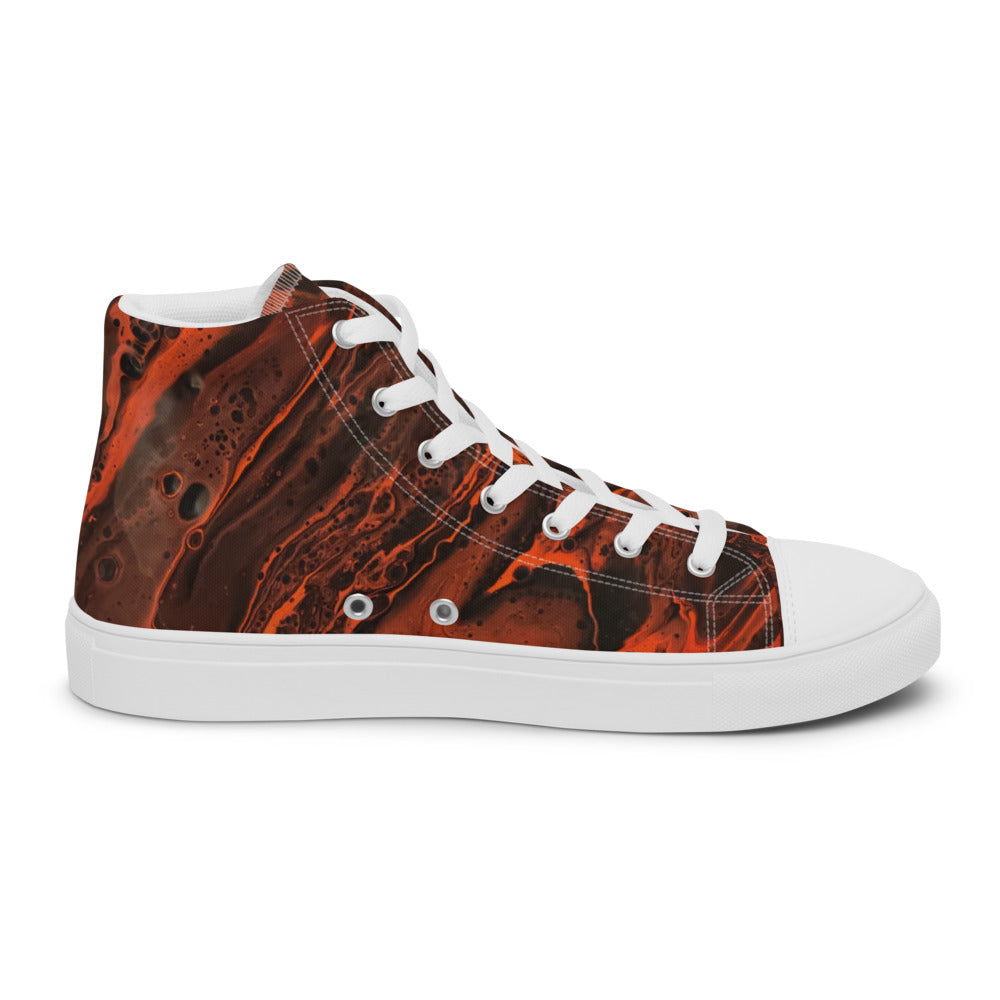 Women’s High Tops - Fluid Art Design - FA-006