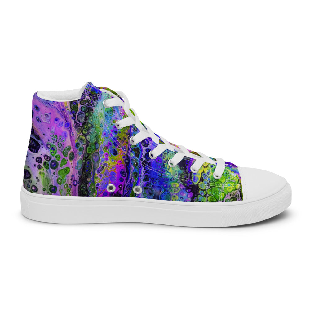 Women’s High Tops - Fluid Art Design - FA-003B