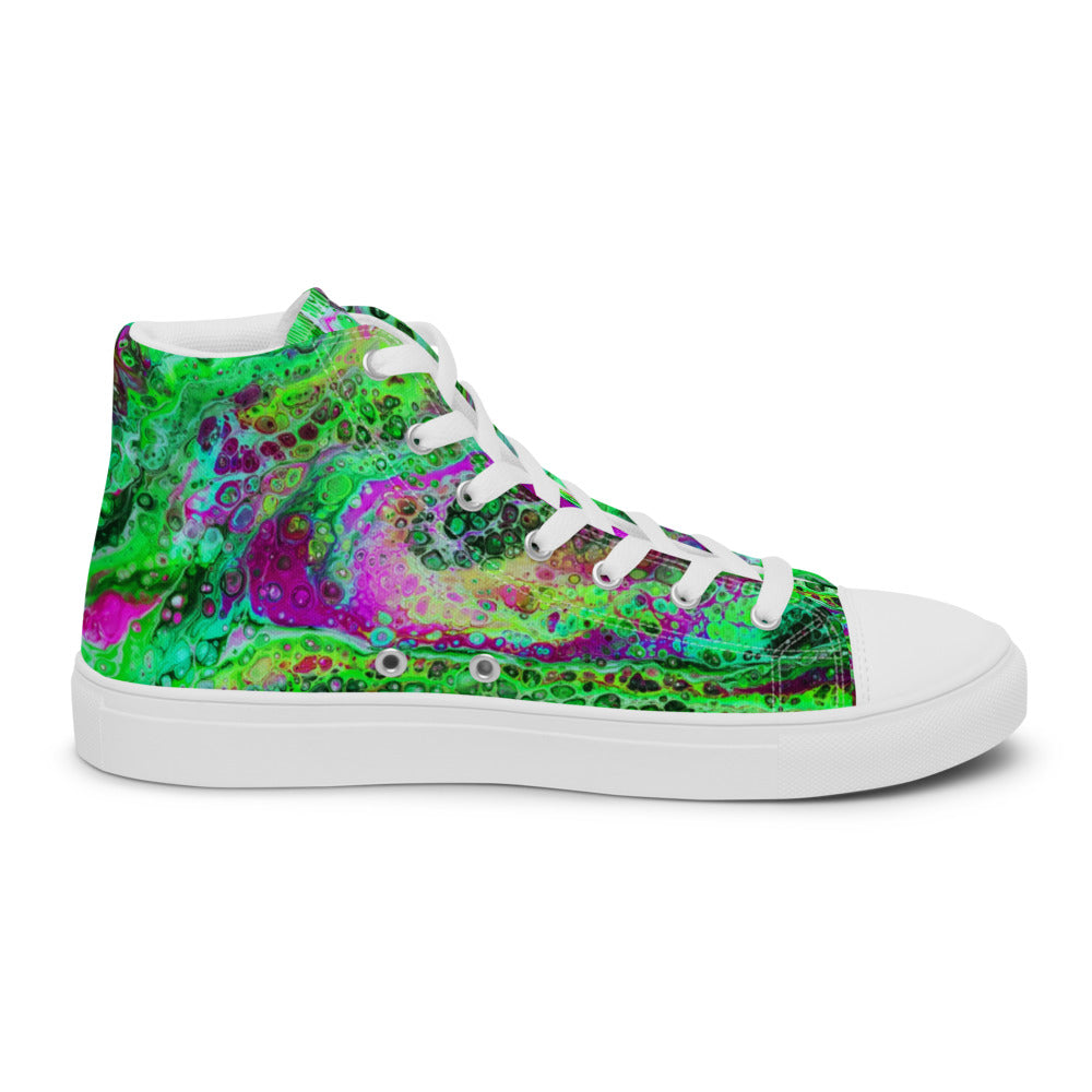 Women’s High Tops - Fluid Art Design - FA-003A