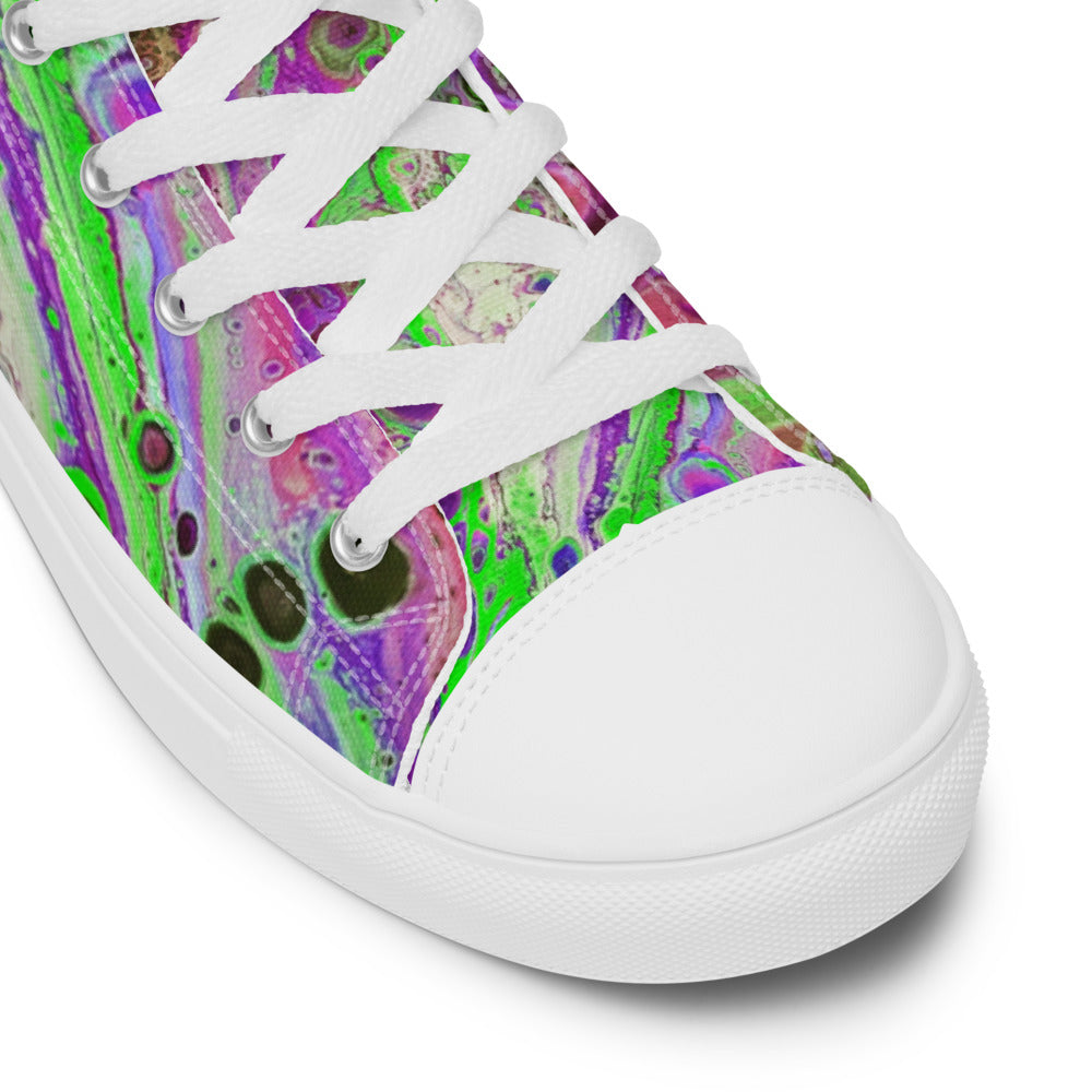 Women’s High Tops - Fluid Art Design - FA-018D