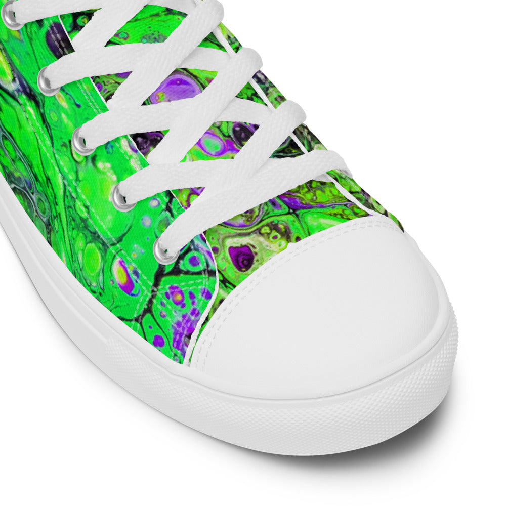 Women’s High Tops - Fluid Art Design - FA-007B