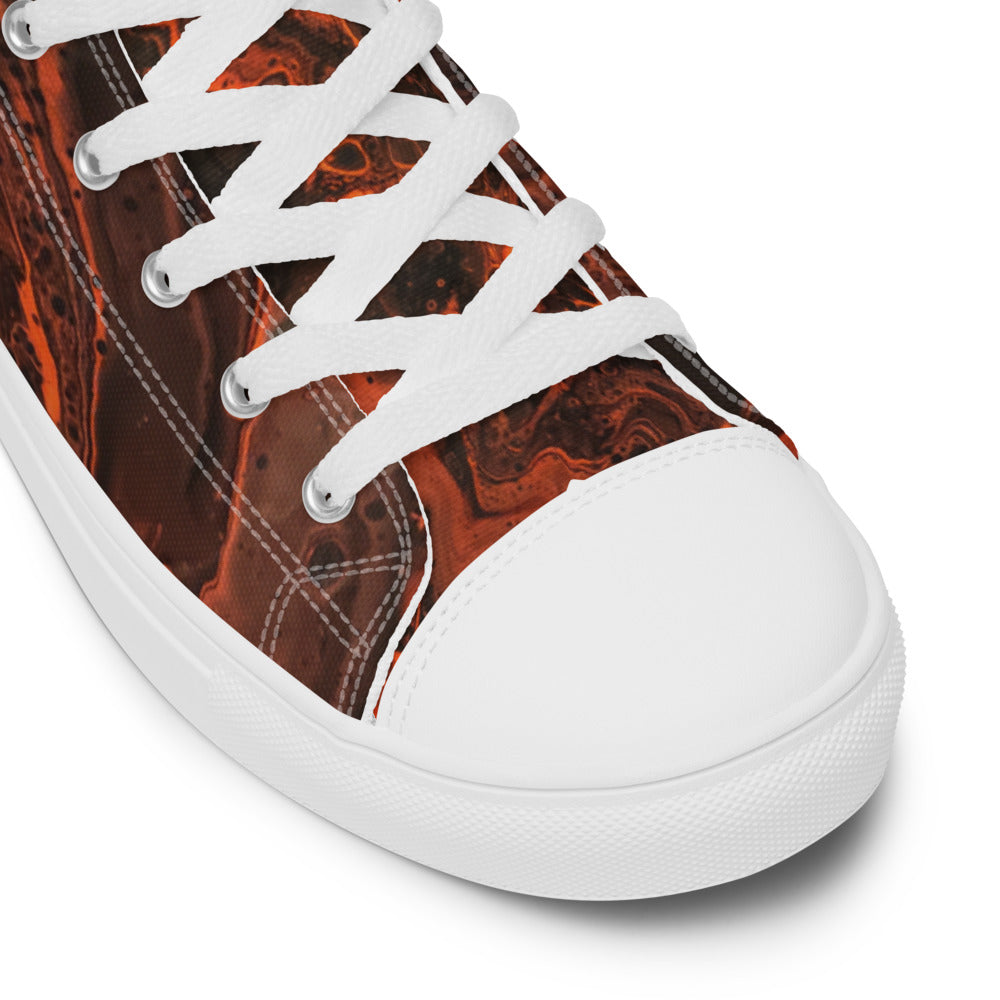 Women’s High Tops - Fluid Art Design - FA-006