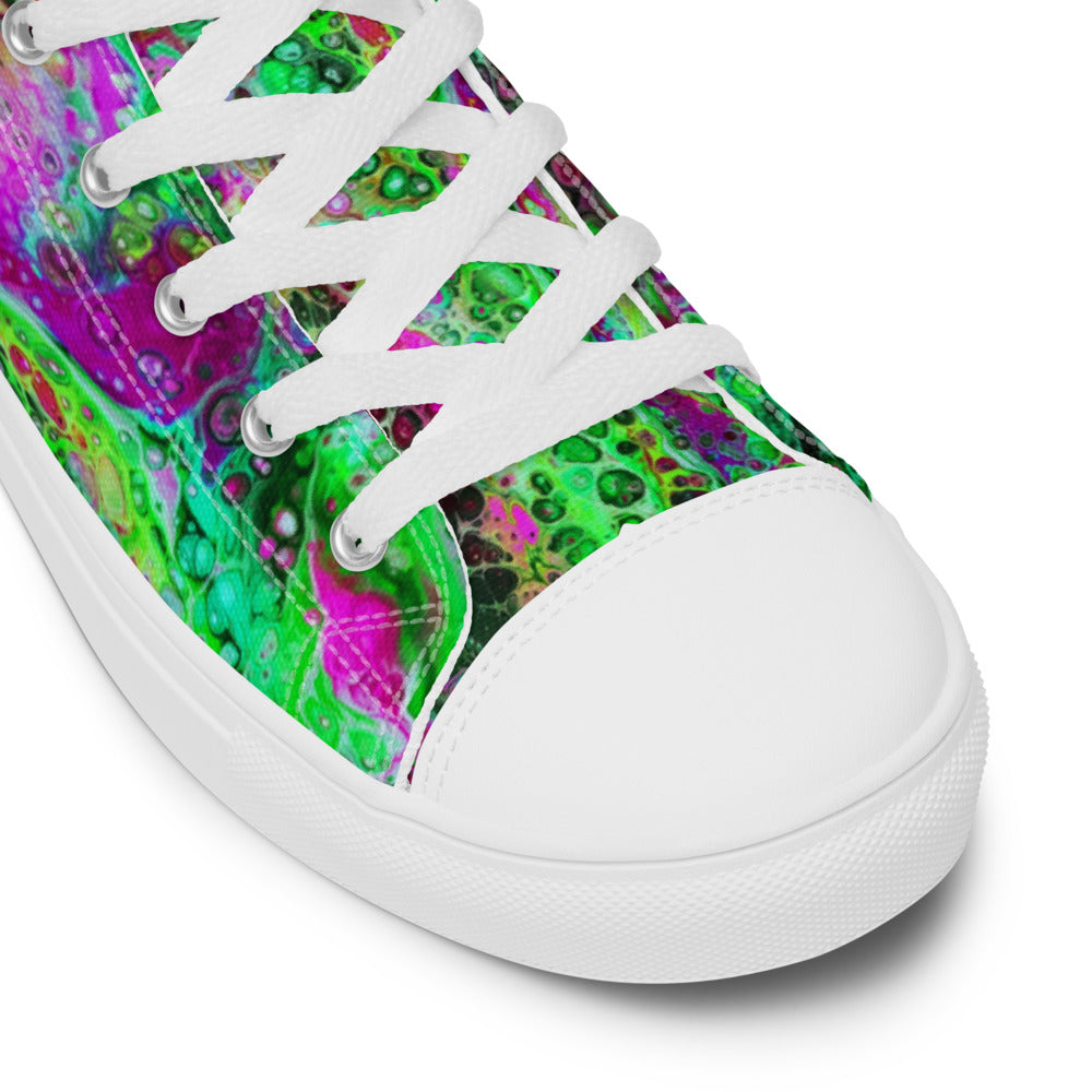 Women’s High Tops - Fluid Art Design - FA-003A