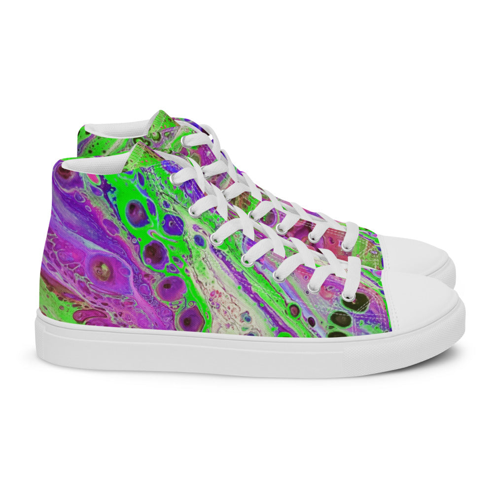 Women’s High Tops - Fluid Art Design - FA-018D