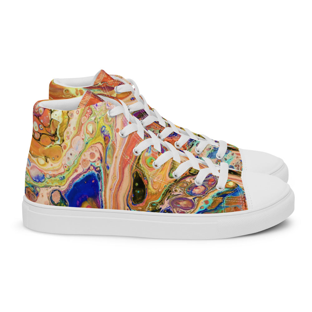 Women’s High Tops - Fluid Art Design - FA-011E