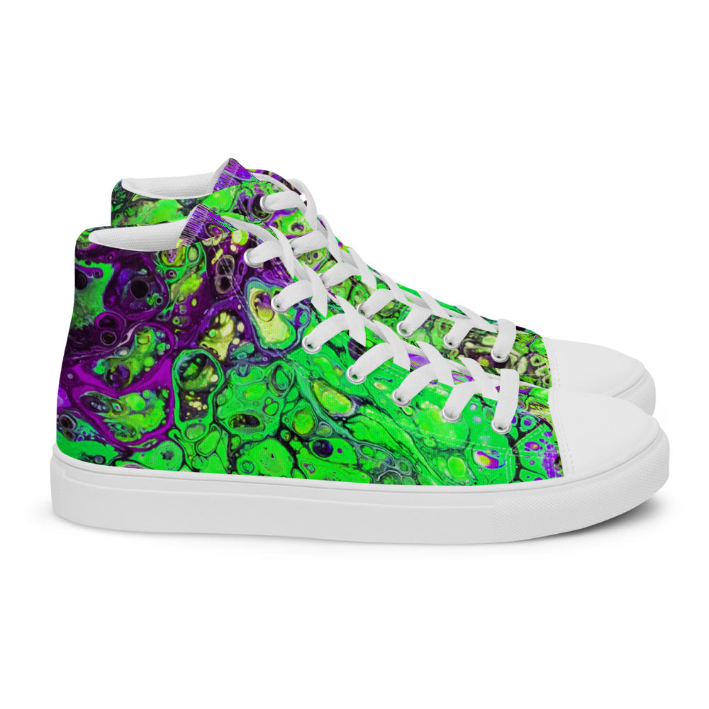 Women’s High Tops - Fluid Art Design - FA-007B