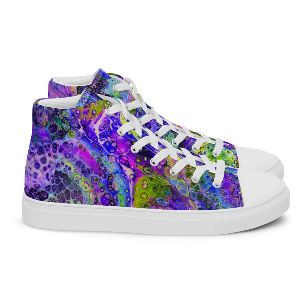 Women’s High Tops - Fluid Art Design - FA-003B