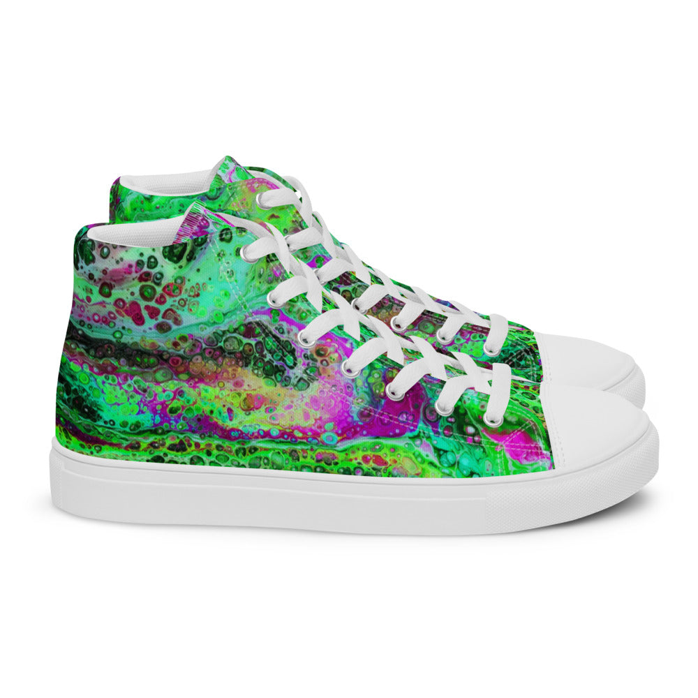 Women’s High Tops - Fluid Art Design - FA-003A