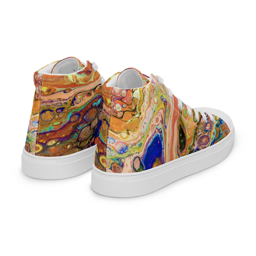 Women’s High Tops - Fluid Art Design - FA-011E