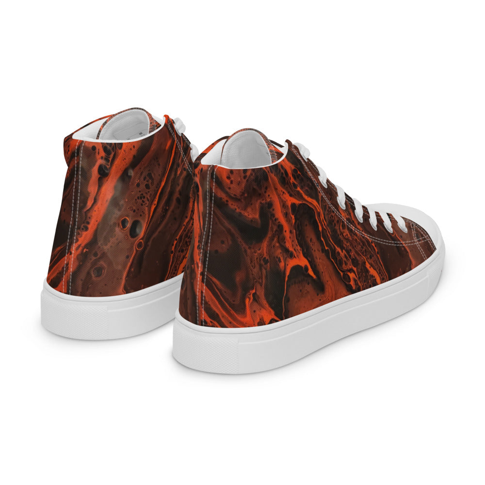 Women’s High Tops - Fluid Art Design - FA-006