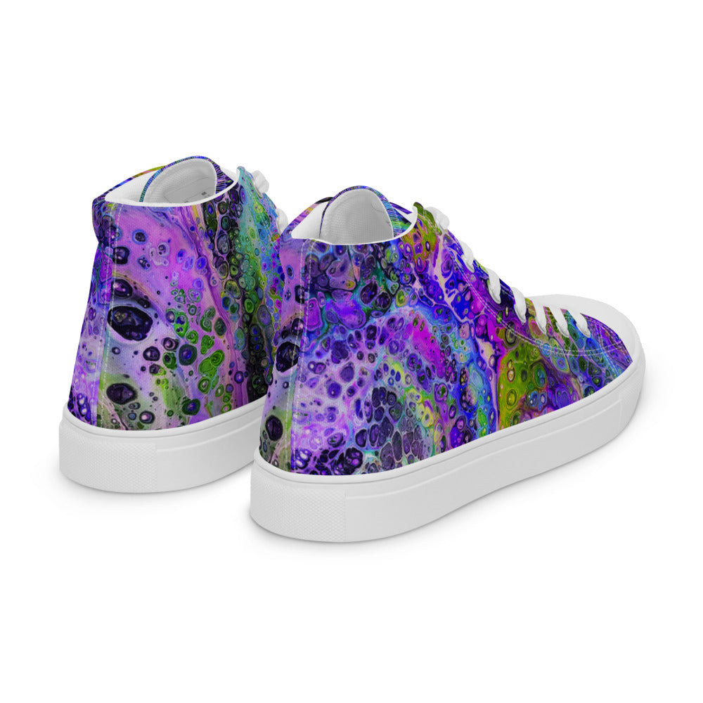 Women’s High Tops - Fluid Art Design - FA-003B