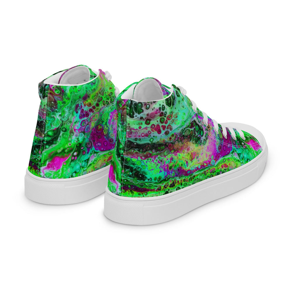 Women’s High Tops - Fluid Art Design - FA-003A