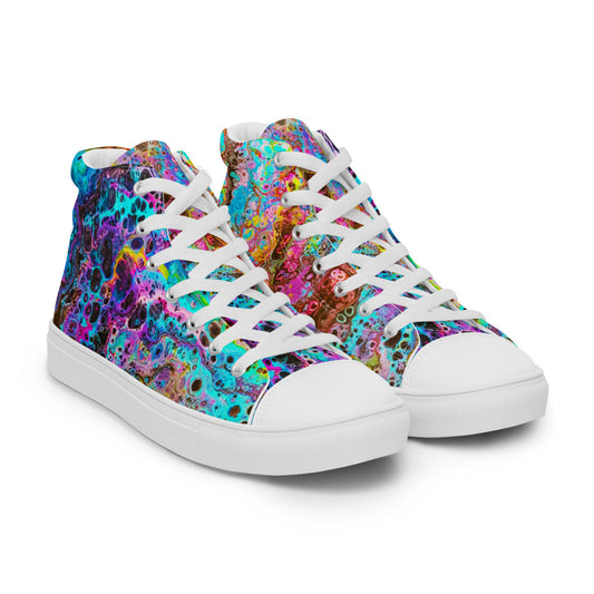 Women’s High Tops - Fluid Art Design - FA-020