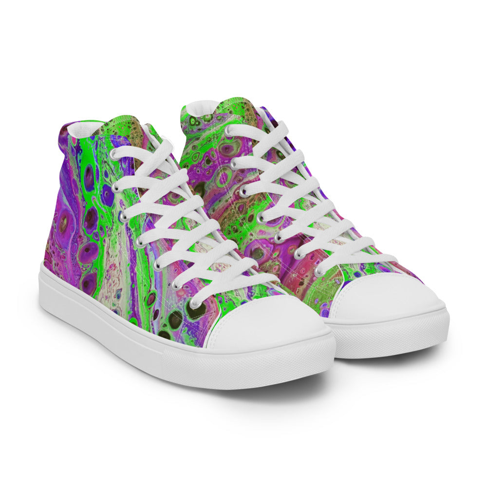 Women’s High Tops - Fluid Art Design - FA-018D