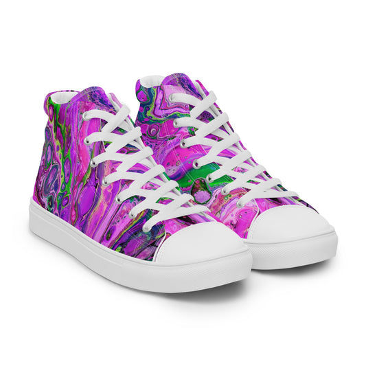 Women’s High Tops - Fluid Art Design - FA-011D