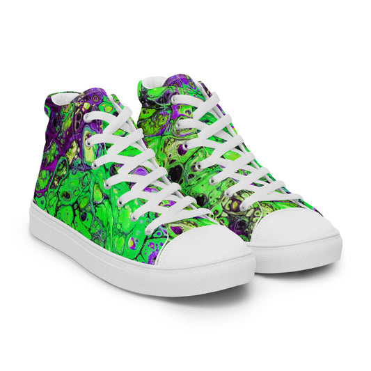 Women’s High Tops - Fluid Art Design - FA-007B