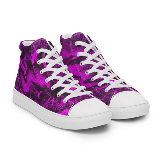 Women’s High Tops - Fluid Art Design - FA-006B