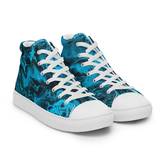 Women’s High Tops - Fluid Art Design - FA-006A