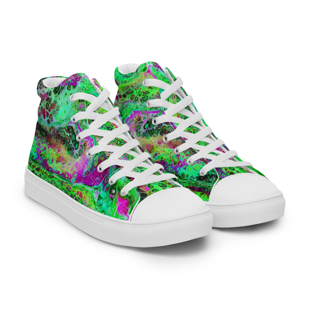 Women’s High Tops - Fluid Art Design - FA-003A