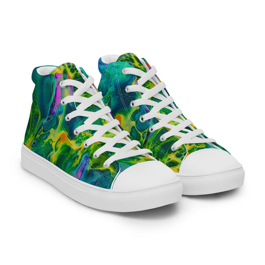 Women’s High Tops - Fluid Art Design - FA-002A