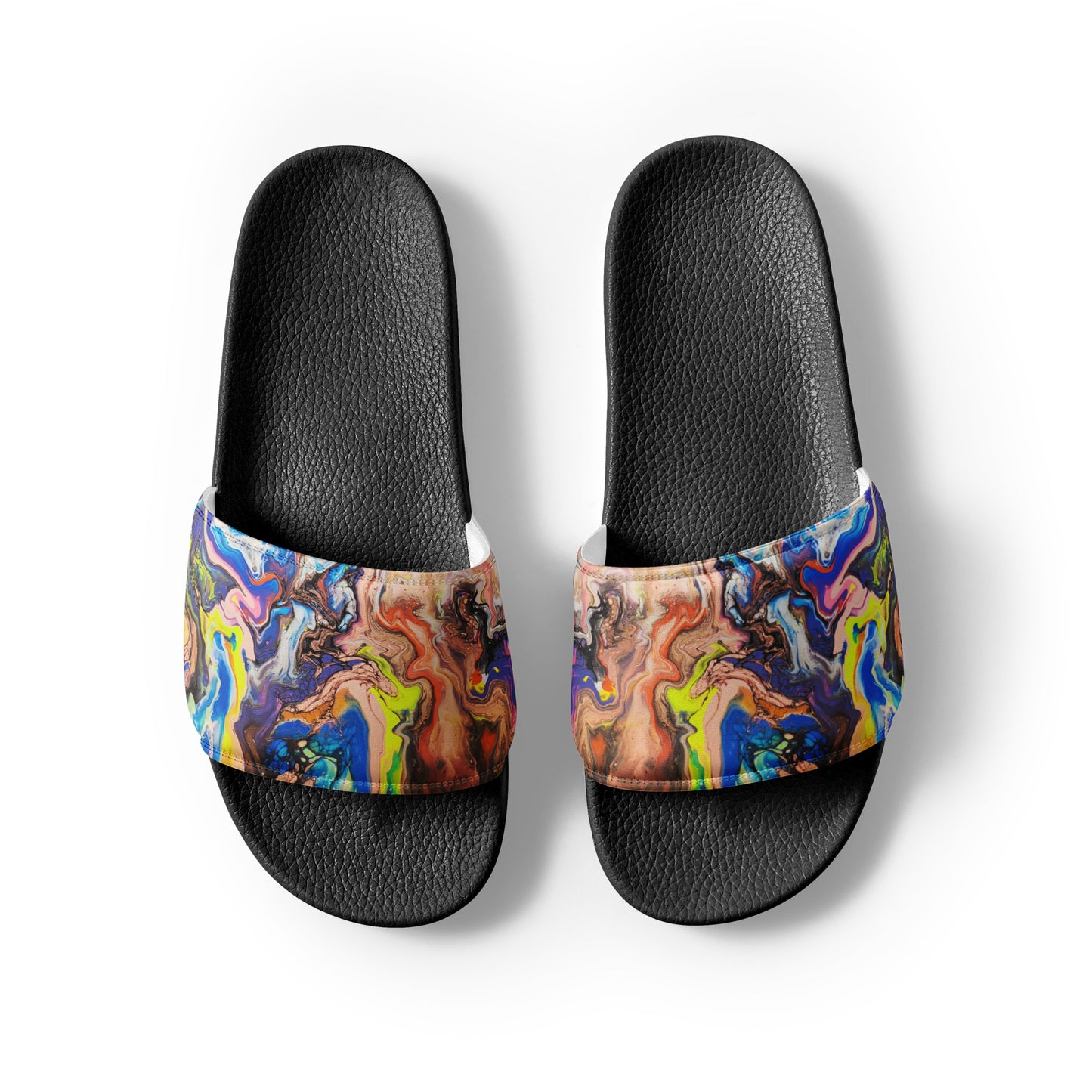 Women's Slides - Fluid Art Design - FA-019B