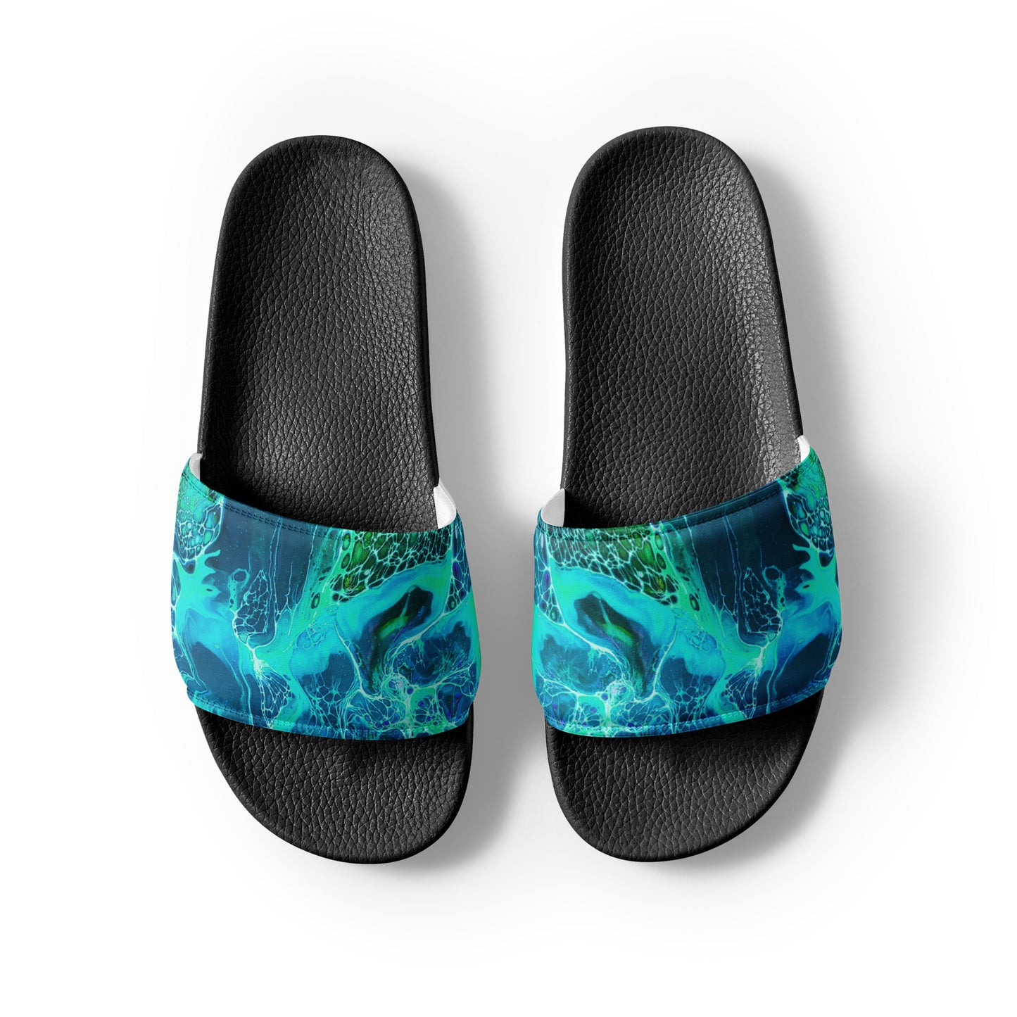 Women's Slides - Fluid Art Design - FA-012B-2