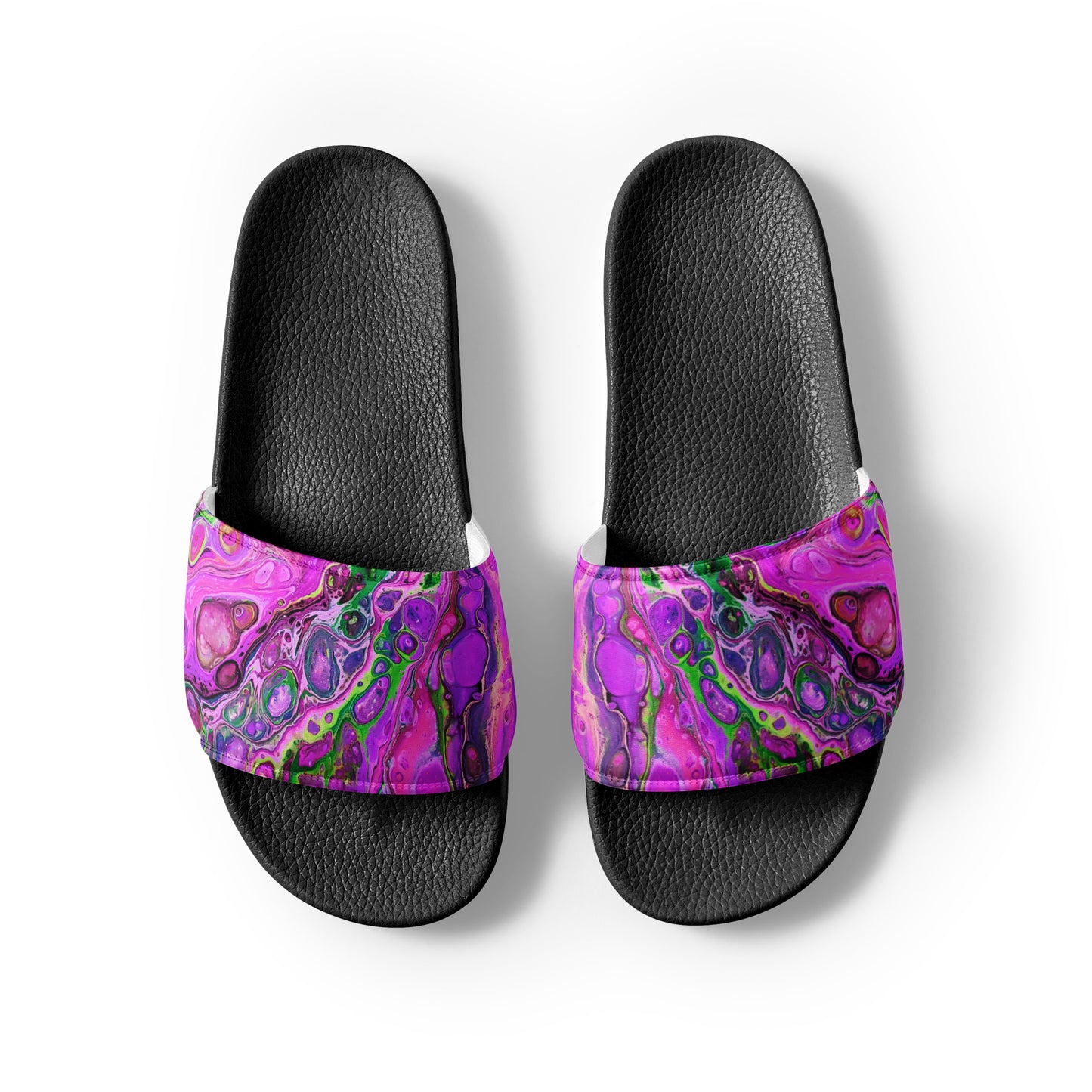 Women's Slides - Fluid Art Design - FA-011D-1