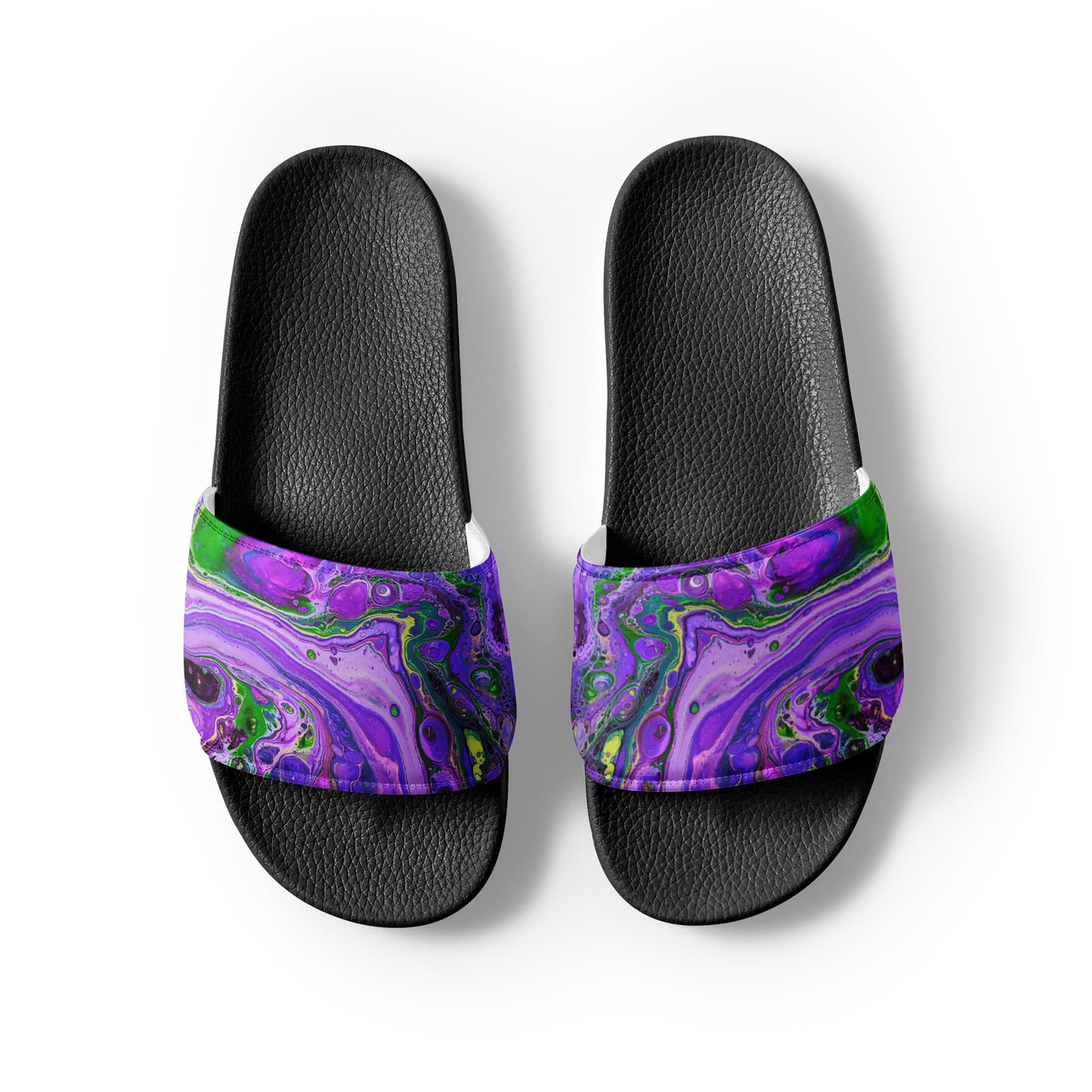 Women's Slides - Fluid Art Design - FA-011C-1