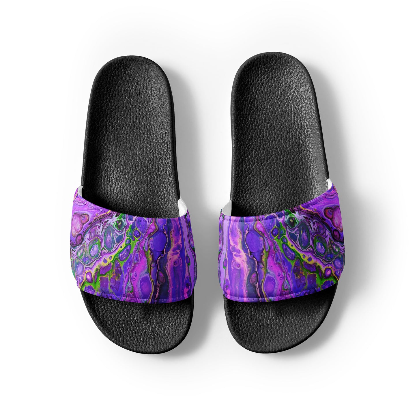 Women's Slides - Fluid Art Design - FA-011C-2